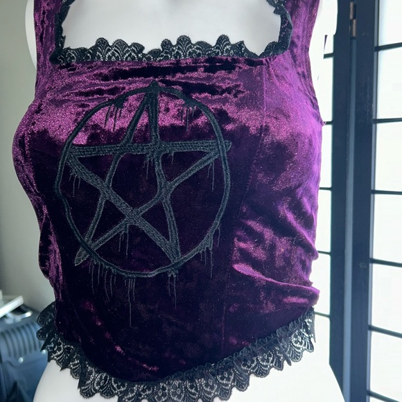 Goth corset 💜 - Picture 1 of 2